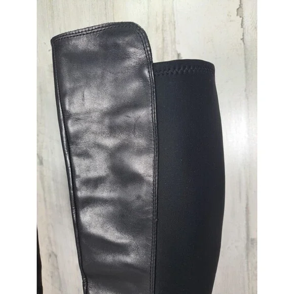 Karl Lagerfeld Paris Shay Over-The-Knee Boots Womens Black Size 7M Dark Romantic - Picture 10 of 16